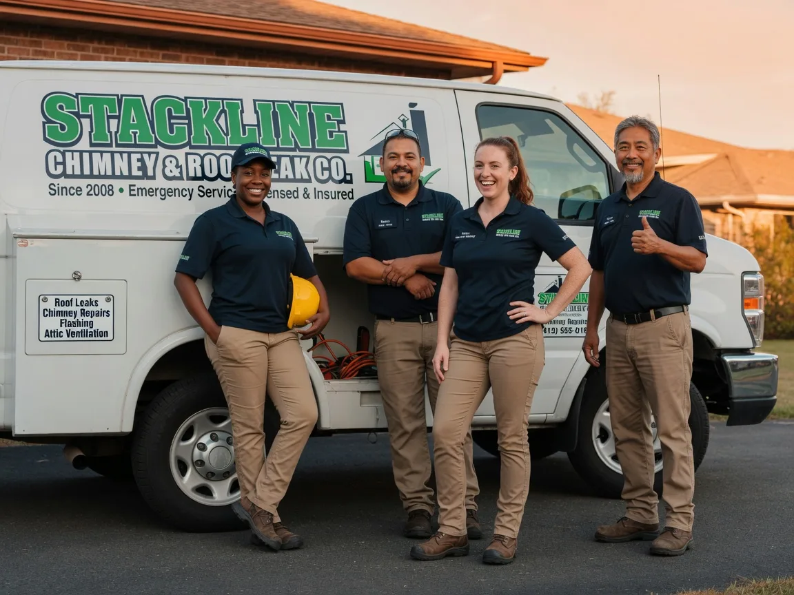 Chimney flashing repair company in Davis City, IA